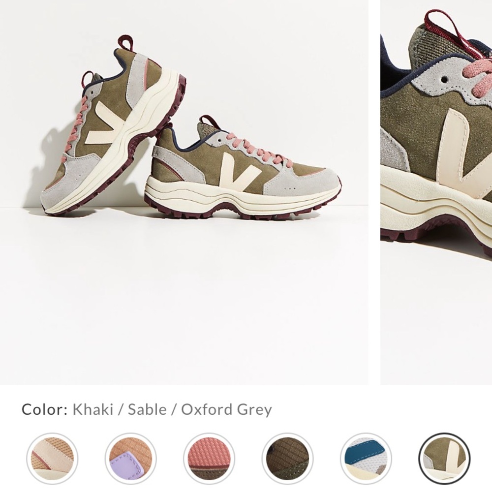 EUC - Veja Venturi sneakers | Khaki/sable/Oxford gray | SIZE 41